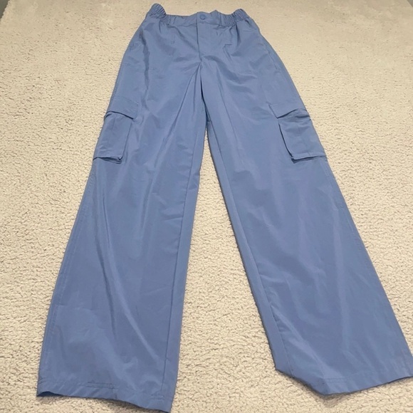 Aerie OFFLINE BY AERIE NYLON CARGO PANT Color Blue Size XS /Long - Picture 1 of 8